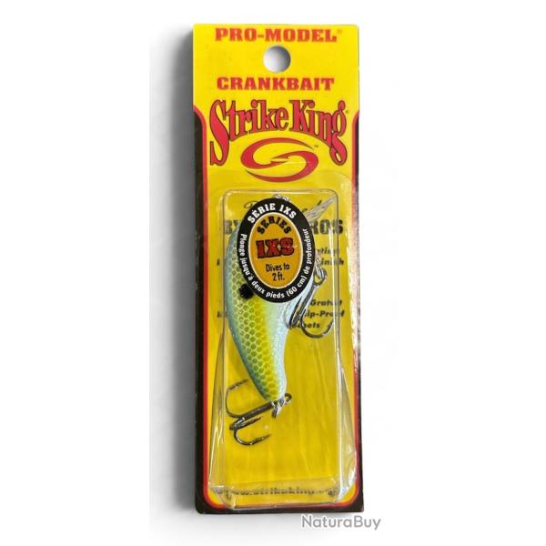 Leurre Strike King Pro Model Crankbait Series 1XS Chartreuse Sexy Shad