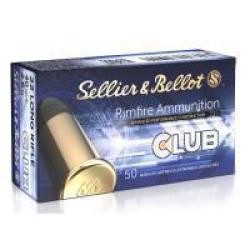 SELLIER & BELLOT CLUB CAL.22LR 40 Grs / 2,6g. Round Nose Plombs boite de 50 munitions