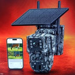 Rog V360 camera solaire 4G motoris&eacute;e + zoom optique 15x
