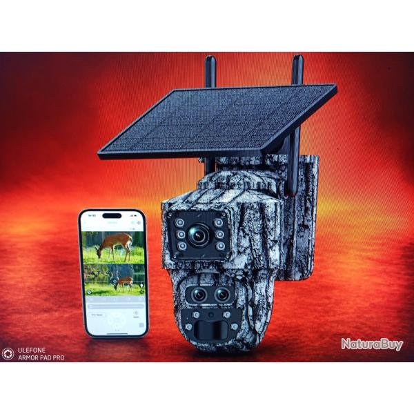 Rog V360 camera solaire 4G motoris�e + zoom optique 15x
