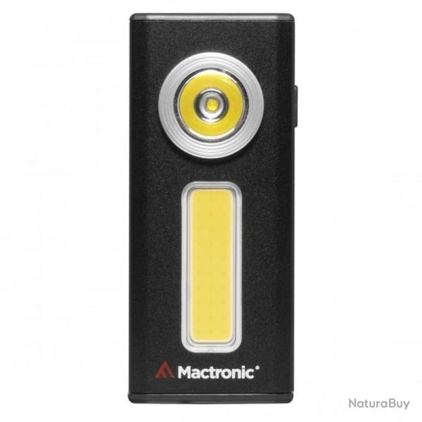 Lampe torche travail Mactronic Flagger 650 500 Lumens LED COB Aimant USB C EDC