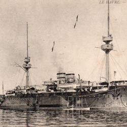 Carte postale ancienne Le Havre cuirass&eacute; D&eacute;vastation -N&deg;8891