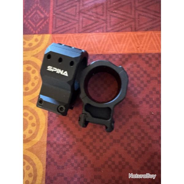 1 paire d'Anneaux de Vis�e Precision Picatinny | Monture de Lunette de 30 mm de Diam�tre