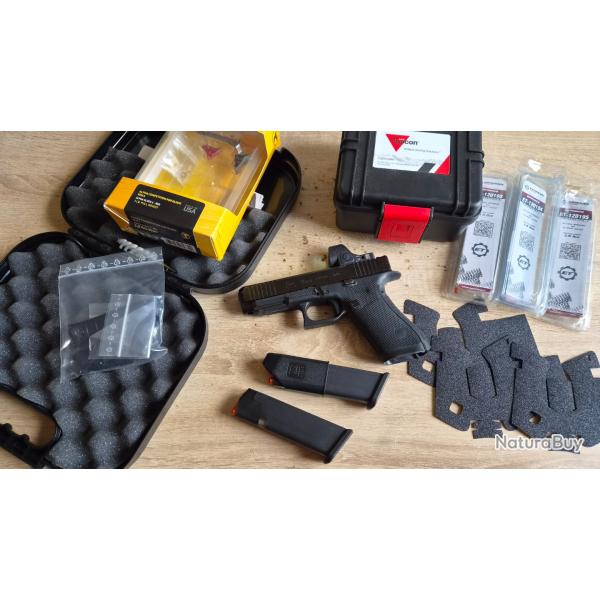 Glock 17 Gen6 + Trijicon SRO + d�tente Timney + holster