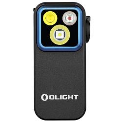 Lampe torche clip Olight Oclip Pro 500 Lumens Tri LED Spot Flood Rouge IPX6 USB C Magn&eacute;tique EDC