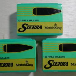 Projectiles SIERRA MATCHKING .243" (6mm) 107grains