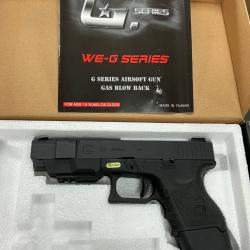 Glock g33 gaz we culasse m&eacute;tal mobile