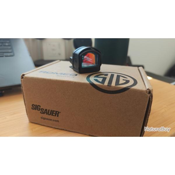 Viseur point rouge Romeo Z�ro �lite r�ticule point 2MOA & cercle 32MOA SIG SAUER