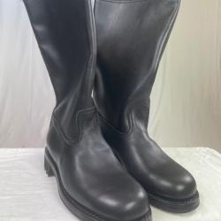 Bottes tankiste arm&eacute;e italienne 1986 neuves de stock avec bo&icirc;te taille 42 largeur 6