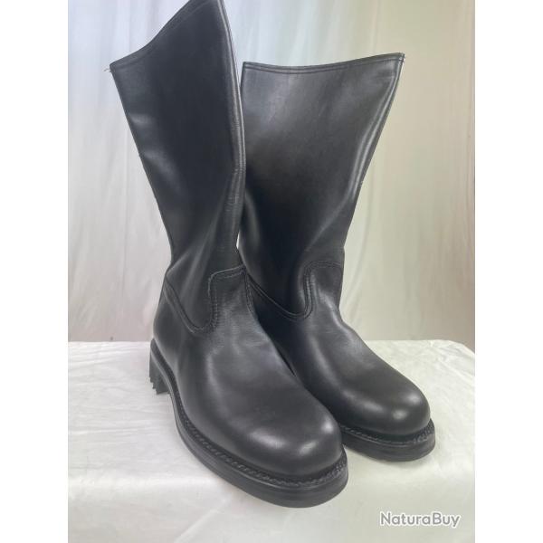 Bottes tankiste arm�e italienne 1986 neuves de stock avec bo�te taille 42 largeur 6