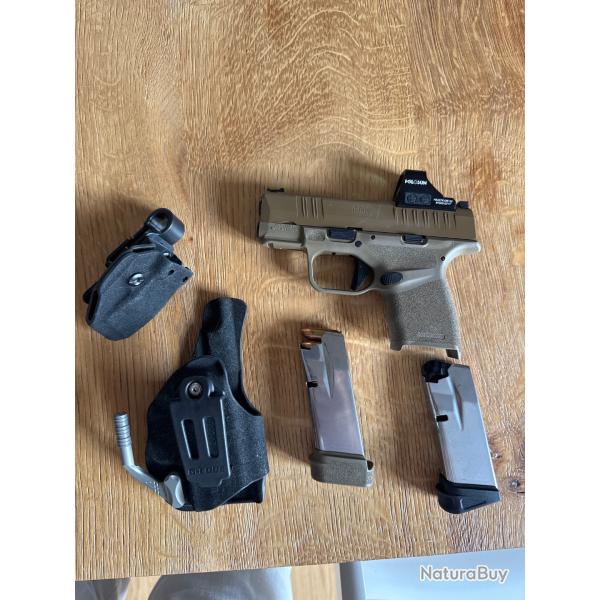H11 produkt avec optic et gcode holster carry