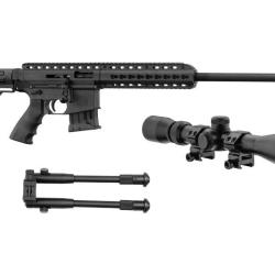 Pack carabine .22LR Sniper Noire BA-15 Pallas