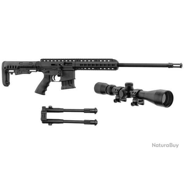 Pack carabine .22LR Sniper Noire BA-15 Pallas