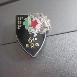 insigne 61eme escadron de quartier g&eacute;n&eacute;ral  11&deg; DP division parachutiste / drago paris