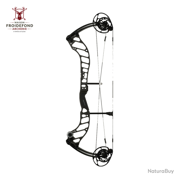 Arc � poulie Ascend - Bowtech - 45-60 lbs (24.5"-30") / Droitier / STEALTH GREY