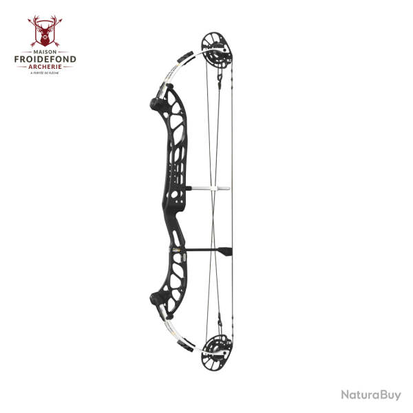 Arc � poulie Dominator Duo X 35 SE2 Cam - PSE - 50# (25.5"-31.0") / Droitier / Black Handle/White Li