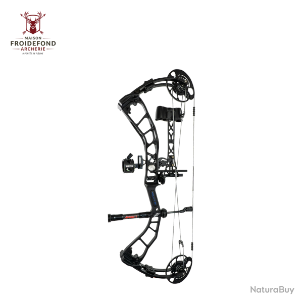 Arc � poulie Emerse Kit Package - Elite Archery - 50# (20.0"-28.5") / Black Cherry