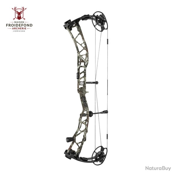 Arc � poulie Exalt 35 - Elite Archery - 40# (24.5"-30.0") / Black Cherry Handle/Ninja Black Limbs