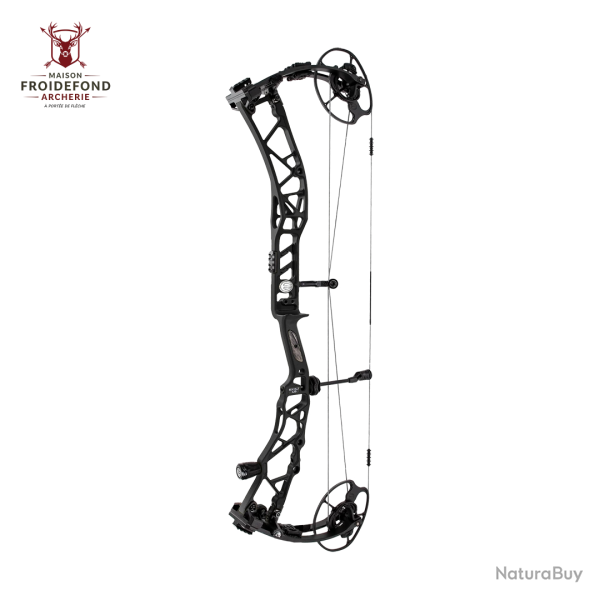 Arc � poulie Exalt LD - Elite Archery - 50# (26.5"-32.0") / Black Cherry Handle/Ninja Black Limbs