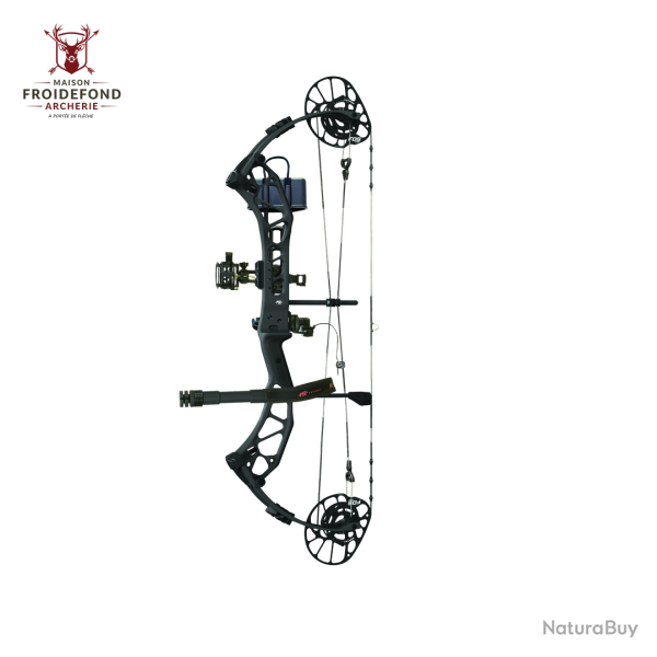 Arc � poulie Force FDS Package - PSE - 50# (25.5"-31.0") / Droitier / Grey Handle/Black Limbs