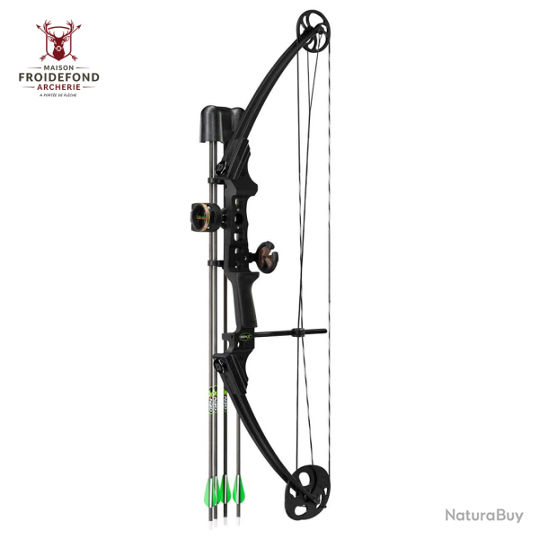 Arc � poulie Gen X Package - Genesis - 40#-(21.0''-30.0'') Black
