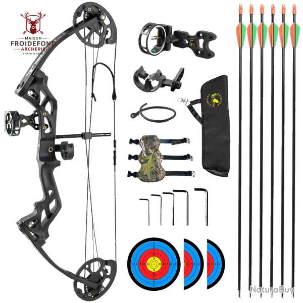 Arc � poulie M3 Package - Topoint - 75% Let-Off Black