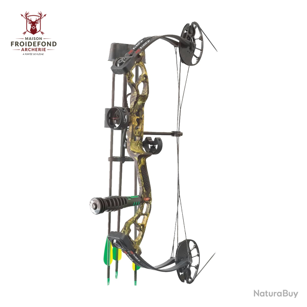 Arc � poulie Mini Burner Package - PSE - 40# / Droitier / COUNTRY CAMO