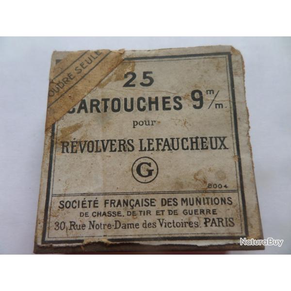 balles 9 mm a broche a blanc pour revolver lefaucheux
