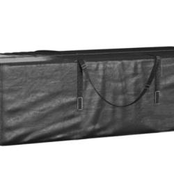 Sac rangement sapin No&euml;l poly&eacute;thyl&egrave;ne noir 135x40x55 cm r&eacute;sistant eau UV
