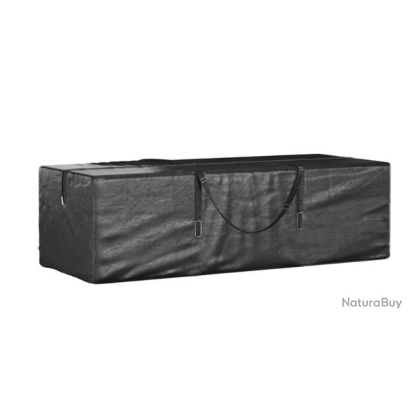 Sac rangement sapin No�l poly�thyl�ne noir 135x40x55 cm r�sistant eau UV