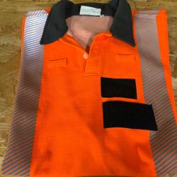 Polo orange pour traqueur taille 6 en bon &eacute;tat.