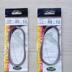 2 bobine acier tresse 49 brins