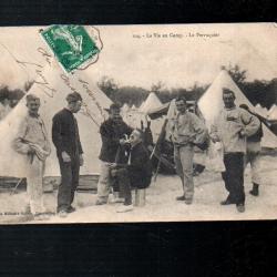 la vie au camp le perruquier , barbier mourmelon camps de chalons