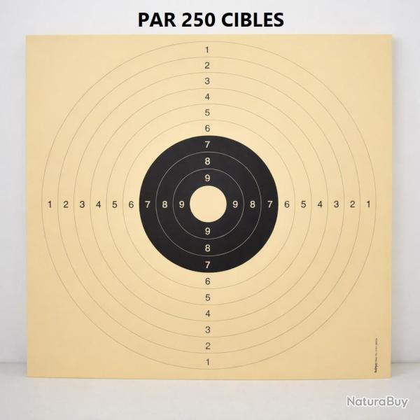 250 Cibles C50 centre Blanc
