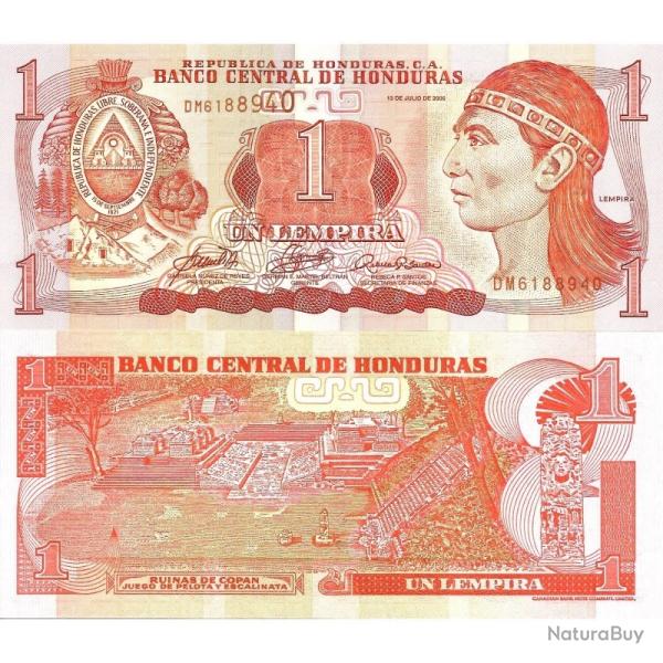 HONDURAS - Billet de 1 Lempira - 13.07.2006 - NEUF