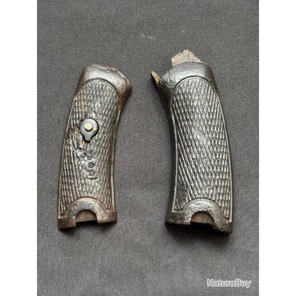 Paire de plaquettes pour revolver 1892