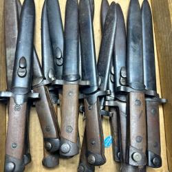 BAIONNETTE  CARCANO 38, lame fixe
