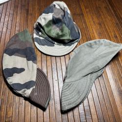 LOT CASQUETTE MILITAIRE CAMO ET CASQUETTE NATIONS UNIES