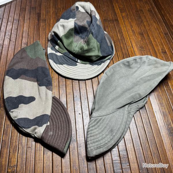 LOT CASQUETTE MILITAIRE CAMO ET CASQUETTE NATIONS UNIES