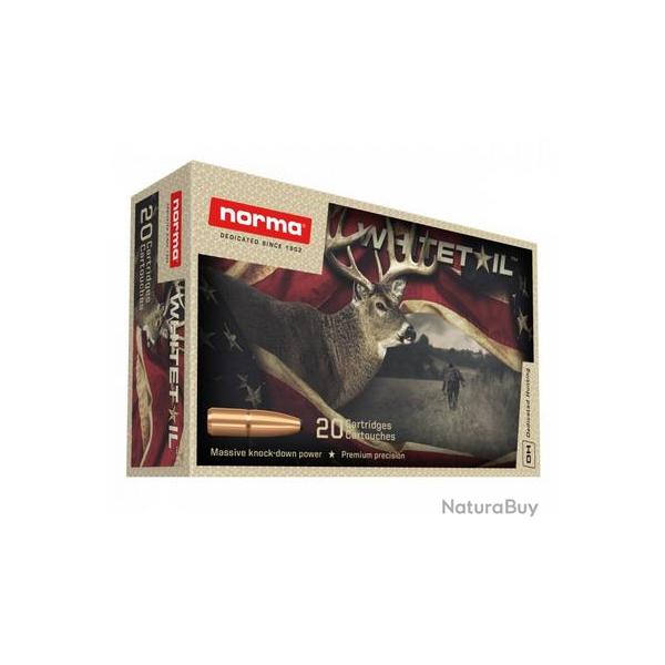 CARTOUCHES NORMA WHITETAIL 8x57JRS 12.7GR