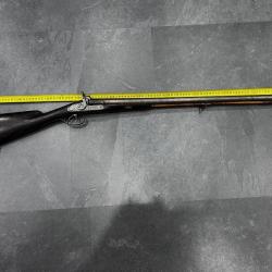 Fusil juxtapos&eacute; de Li&egrave;ge Cal. 16 - Chiens ext&eacute;rieurs - Canons Damas LG - AUCUN JEU - Tr&egrave;s sain