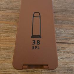 Boite pouvant contenir 50 munitions de calibre 38 sp&eacute;cial