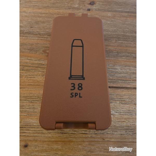 Boite pouvant contenir 50 munitions de calibre 38 sp�cial