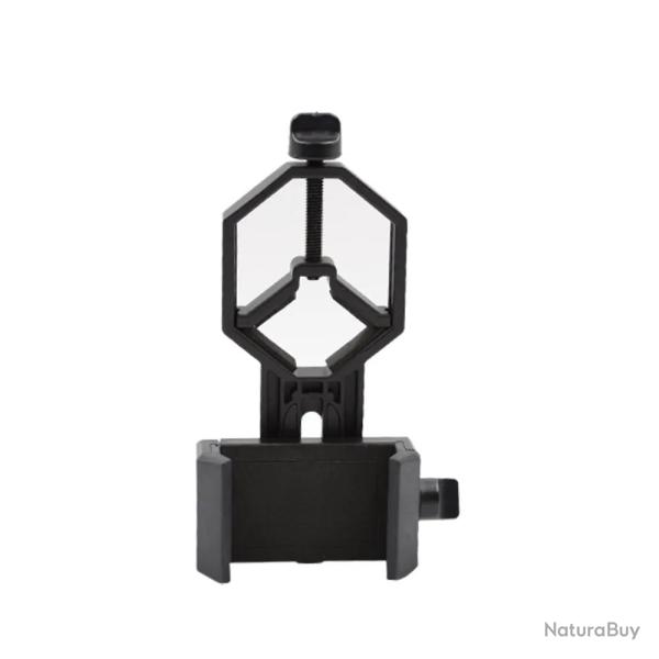 Adaptateur smartphone jumelles m�tal plastique PA noir 54 � 90mm