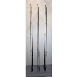 Lot de 3 cannes CAPERLAN Xtrem 900 I-Brid 9/12 pieds - Tr&egrave;s bon &eacute;tat - P&ecirc;che de la carpe