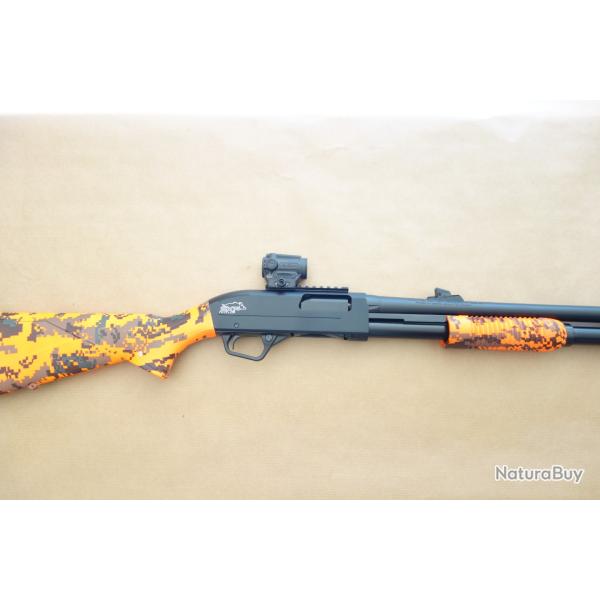 POMPE WINCHESTER SXP TRACKER BLAZE CAL 12X76 CANON RAYE 61CM + POINT ROUGE HOLOSUN ARO