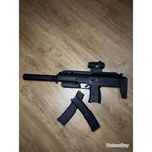 VFC MP7 GBBR + 2 chargeurs + red dot Theta Optics