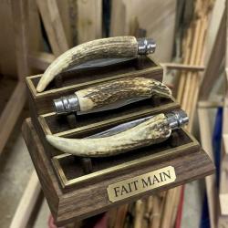 Couteau pliant en bois de cerf