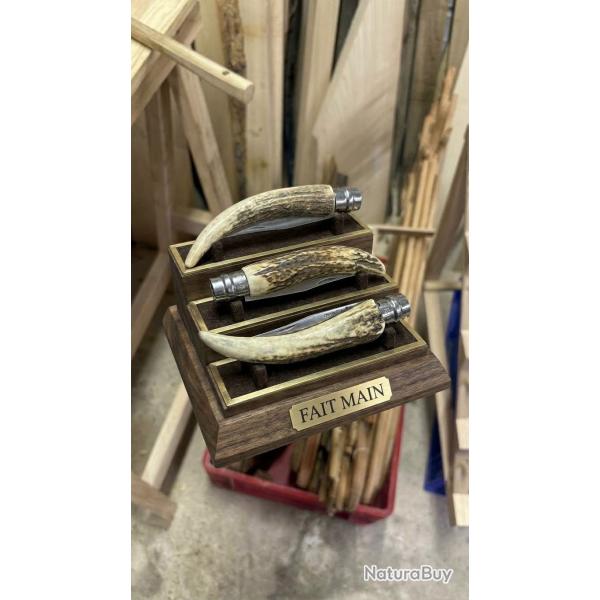 Couteau pliant en bois de cerf