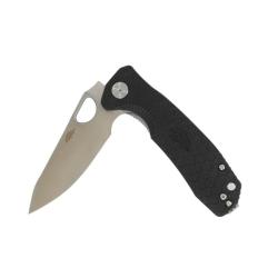 Couteau Honey Badger Knives Leaf Medium Lame Acier D2 Manche FRN Noir Liner Lock HB1386